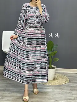 پیراهن عروسکی رنگین کمان