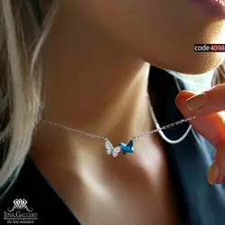 گردنبند زنانه با کریستال سواروسکی(4098)