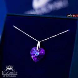 گردنبند زنانه با کریستال سواروسکی(3435)