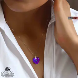 گردنبند زنانه با کریستال سواروسکی(3417)