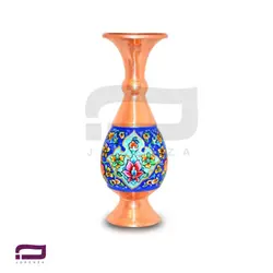 گلدان صراحی مس و پرداز Y107