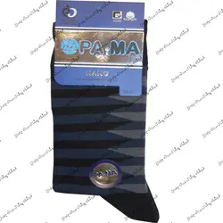 جوراب مردانه طرح دار پاما Pama