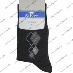 جوراب مردانه سیلور Silver طرح دار