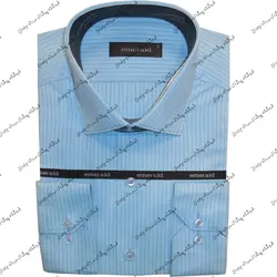 پیراهن مردانه کلاسیک مجلسی امرالد