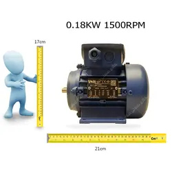 الکتروموتور سه فاز ولت 1500 دور، B34 (نیم فلنج)