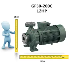 پمپ آب سانتریفیوژ زمینی پروانه باز/بسته گرین