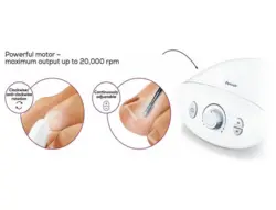 دستگاه مانیکور و پدیکور بیورر مدل MP100