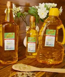 روغن ارده کنجد (با کنجد ایرانی)