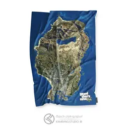 پرچم GRAND THEFT AUTO GTA V MAP