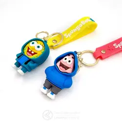 جاکلیدی سیلیکونی Sponge Bob & Patrick