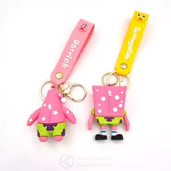 جاکلیدی سیلیکونی Sponge Bob & Patrick