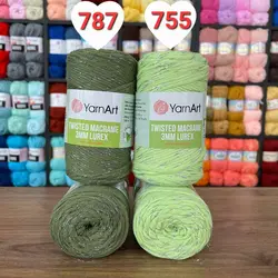 مکرومه نرم تاب زری دار 3 میل