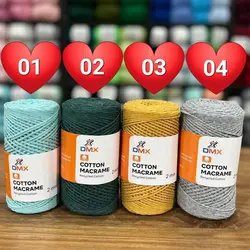 مکرومه کتان 2 سوزنه ترک برند DMX اکسفورد