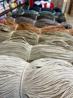 مکرومه کتان 2 سوزنه موم زده ترک