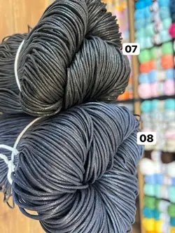 مکرومه کتان 2 سوزنه موم زده ترک