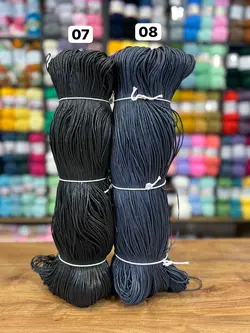 مکرومه کتان 2 سوزنه موم زده ترک