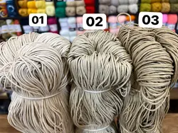 مکرومه کتان 2 سوزنه موم زده ترک