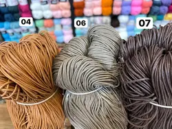 مکرومه کتان 2 سوزنه موم زده ترک