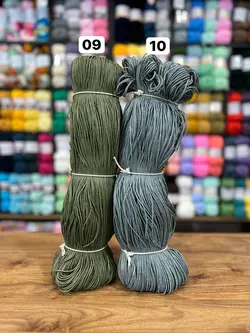 مکرومه کتان 2 سوزنه موم زده ترک