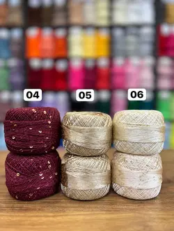 ابریشم پولک دار