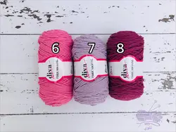 مکرومه کتان سه سوزنه دیوا