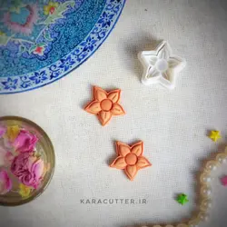 شیرینی نخودی طرح گل بهاری - کد 406