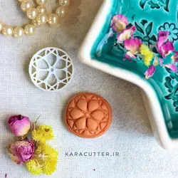 شیرینی برنجی طرح گل - کد 405