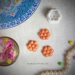 شیرینی نخودی طرح گل - کد 404