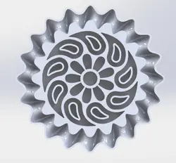 مهر کلمپه دور پیچ - کد 504