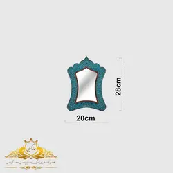 آینه مستطیل فیروزه کوب سایز 1