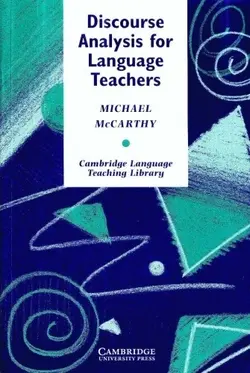 کتاب Discourse Analysis for Language Teachers (Cambridge Language Teaching Library)