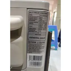 کولر گازی جنرال گلد 12000 پلاتینیوم