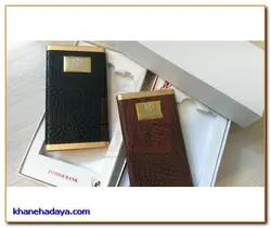 پاور بانک چرمی لاکچری