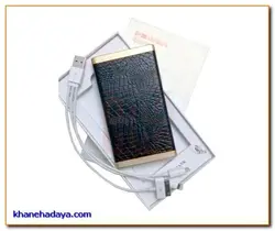 پاور بانک چرمی لاکچری