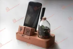 نظم دهنده و تقویم رومیزی چوبی با تراریوم Doct