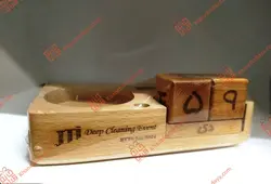 نظم دهنده و تقویم رومیزی چوبی با تراریوم Doct