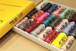 پک نخ قرقره ۲۴ رنگ