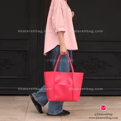 کیف دانشجویی بزرگ جلو جیب دار - کد : (18155)