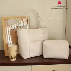 کیف دانشجویی بزرگ جلو جیب دار - کد : (18155)