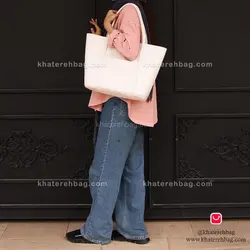 کیف دانشجویی بزرگ جلو جیب دار - کد : (18155)