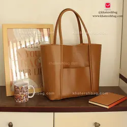 کیف دانشجویی بزرگ جلو جیب دار - کد : (18155)