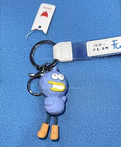 جاکلیدی بند دار طرح اردک پا فنر (وارداتی) کد 11856