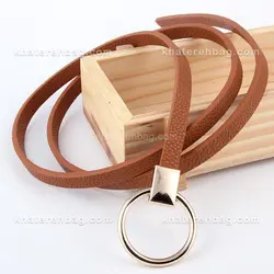 کمربند باریک سگک گرد (وارداتی) کد 15181
