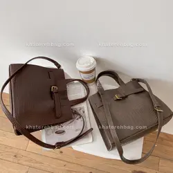 کیف زنانه کروکودیل جلو قرقره (وارداتی) 14054