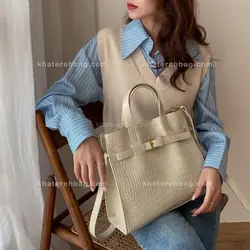 کیف زنانه کروکودیل جلو قرقره (وارداتی) 14054