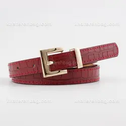 کمربند زنانه سگک مربع پل دار کروکدیل (وارداتی) کد 14651