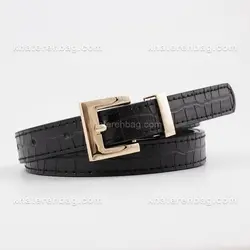 کمربند زنانه سگک مربع پل دار کروکدیل (وارداتی) کد 14651