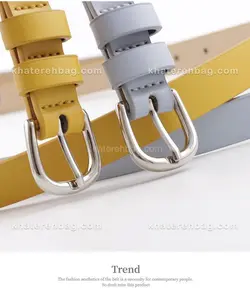 کمربند دو پل زنانه سگک هلال (وارداتی) کد 14644