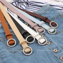 کمربند زنانه سگک گرد (وارداتی) کد 14617