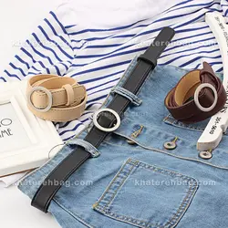 کمربند زنانه سگک گرد (وارداتی) کد 14617